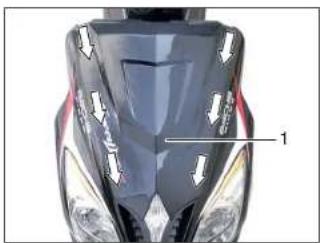 Sachs Speedjet RS (2009) - Kühlmittelstand kontrollieren - 1