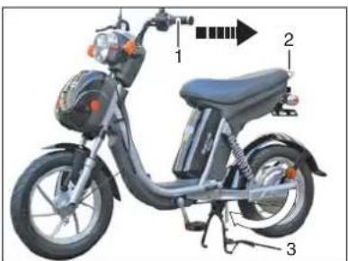 Sachs Prima E (2010) - Zweibeinständer - 1