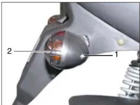 Sachs Speedjet 50 (2010) - Blinkleuchten vorne und hinten - 2