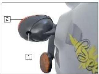 Sachs BEE 125 (2008) - Blinkleuchten vorne und hinten - 1