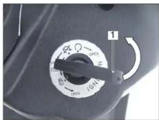Sachs BEE 125 (2008) - Starten mit E-Starter - 1