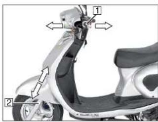 Sachs BEE 125 (2008) - Lenkungslager prüfen Teleskopgabel prüfen - 1