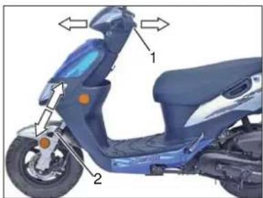 Sachs 49ERII (2009) - Lenkungslager prüfen Teleskopgabel prüfen - 1