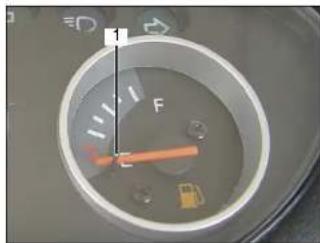 Sachs BEE 50 (2007) - Kraftstoffvorrat, Tanken - 1