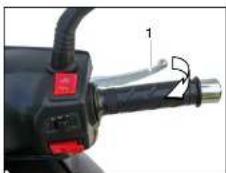 Sachs Futuro 125 (2010) - Handbremshebel Hinterradbremse - 1
