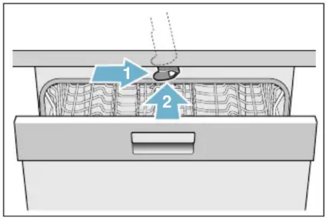 CONSTRUCTA CP4A54U5 - So deaktivieren Sie die Kindersicherung (Türverriegelung): - 1