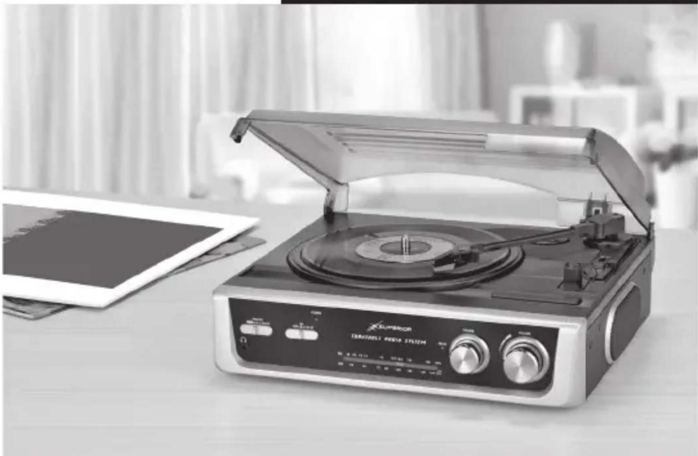 Superior TT-183 - Plattenspieler mit Radio - 1