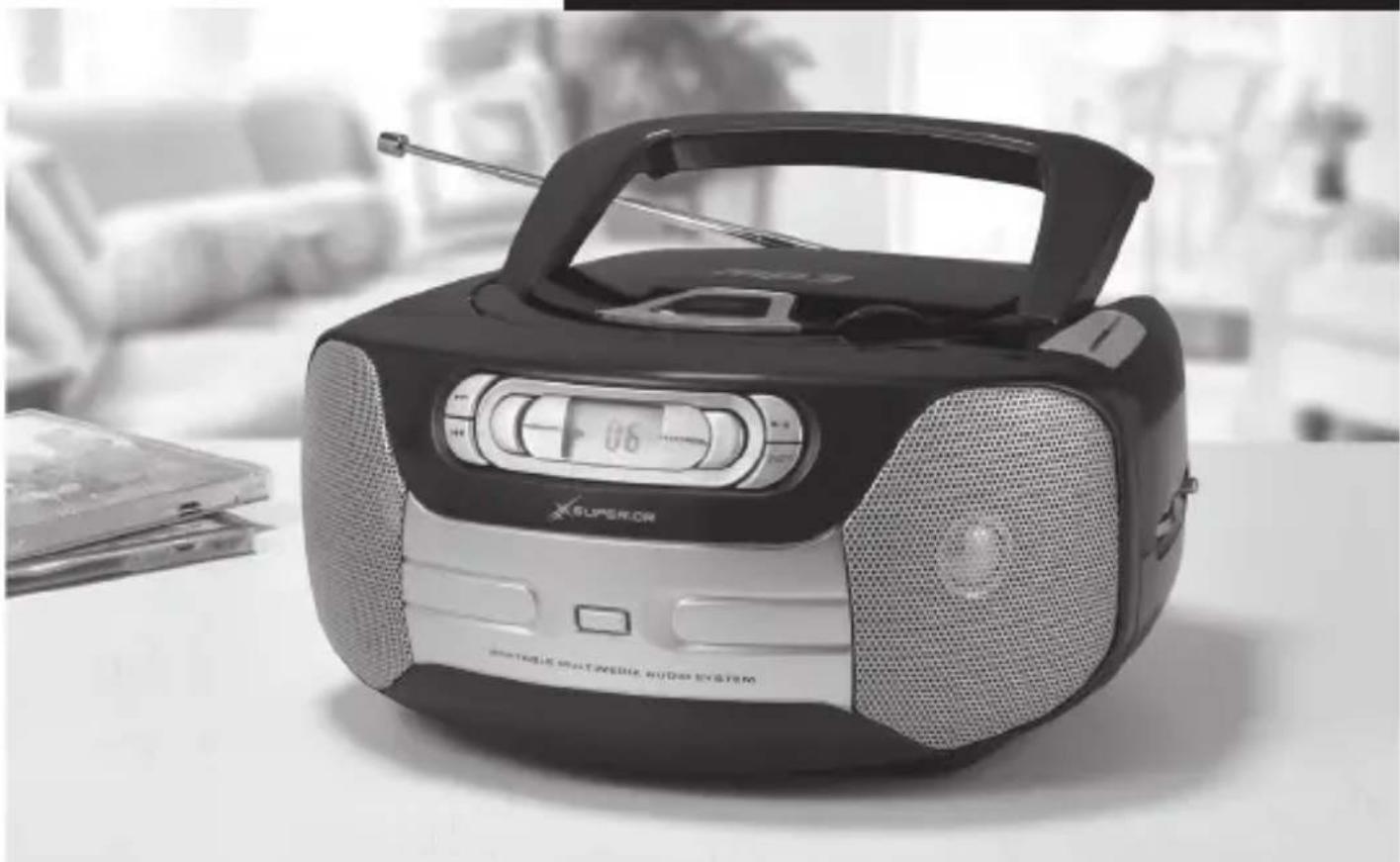 Superior KW-67MP3 - Tragbares Radio mit CD / MP3 / WMA - 1