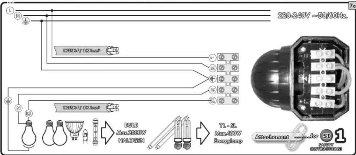 ELRO ES152 - Security light - 10