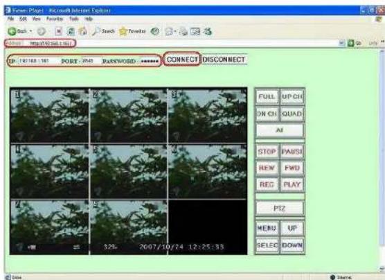 ELRO DVR158S - PC an den DVR — IE Browser anschließen - 3