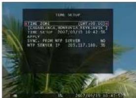 ELRO DVR158S - Zeiteinstellung - 1