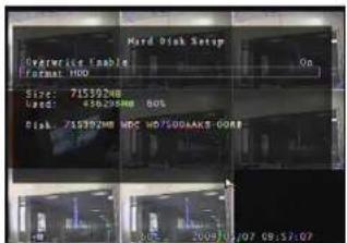 ELRO DVR158S - Festplatte einrichten - 1