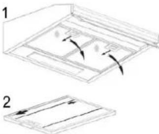 BOMANN DU 623.1 - Installing the activated carbon filter installed in a decadal mode of carbon re-seculation mode - 2