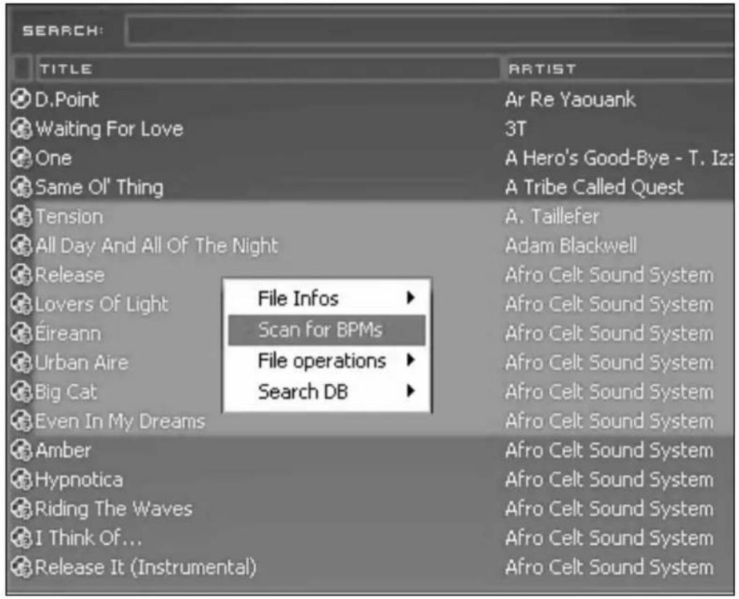 HERCULES VirtualDJ DJC MP3 e2 - i) Analyse der BPM-Raten Ihrer Musikdateien - 1