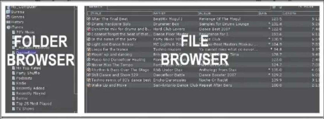 HERCULES VirtualDJ 5 DJC Edition - ii) Dateibrowser - 1