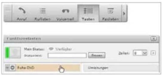 SIEMENS Gigaset T500 Pro - Statusanzeigen der Ruhefunktion - 2
