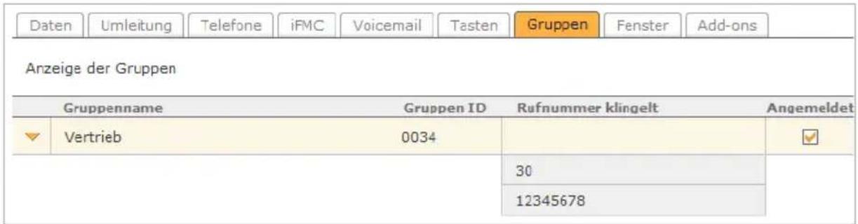 SIEMENS Gigaset T300 Pro - Gruppen - 1