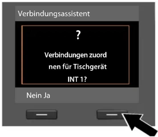 SIEMENS Gigaset DX600A - Verbindungs-Assistenten starten - 1