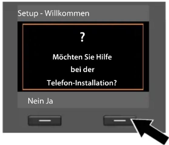 SIEMENS Gigaset DX600A - Basistelefon in Betrieb nehmen – Installations-Assistent - 1