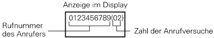 SIEMENS Gigaset 3075 - Anruferliste - 1