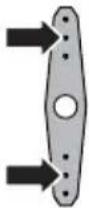 E-flite P-51D Mustang 280 BNF - Control Horn and Servo Arm Settings - 5