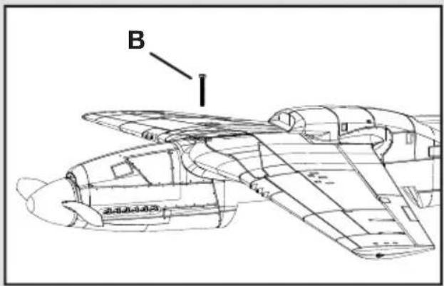E-flite P-51D Mustang 280 BNF - Wing Installation - 3