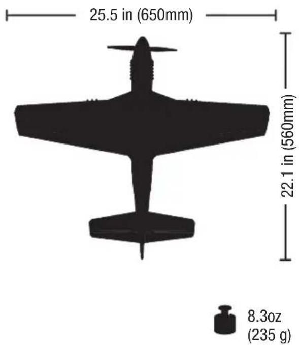 E-flite P-51D Mustang 280 BNF - Table of Contents - 1