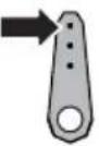 E-flite P-51D Mustang 280 BNF - Control Horn and Servo Arm Settings - 4
