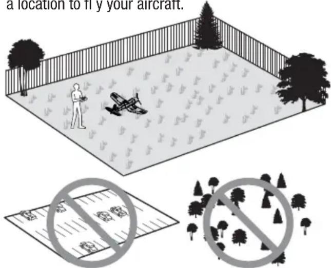 a location to fly your aircraft.