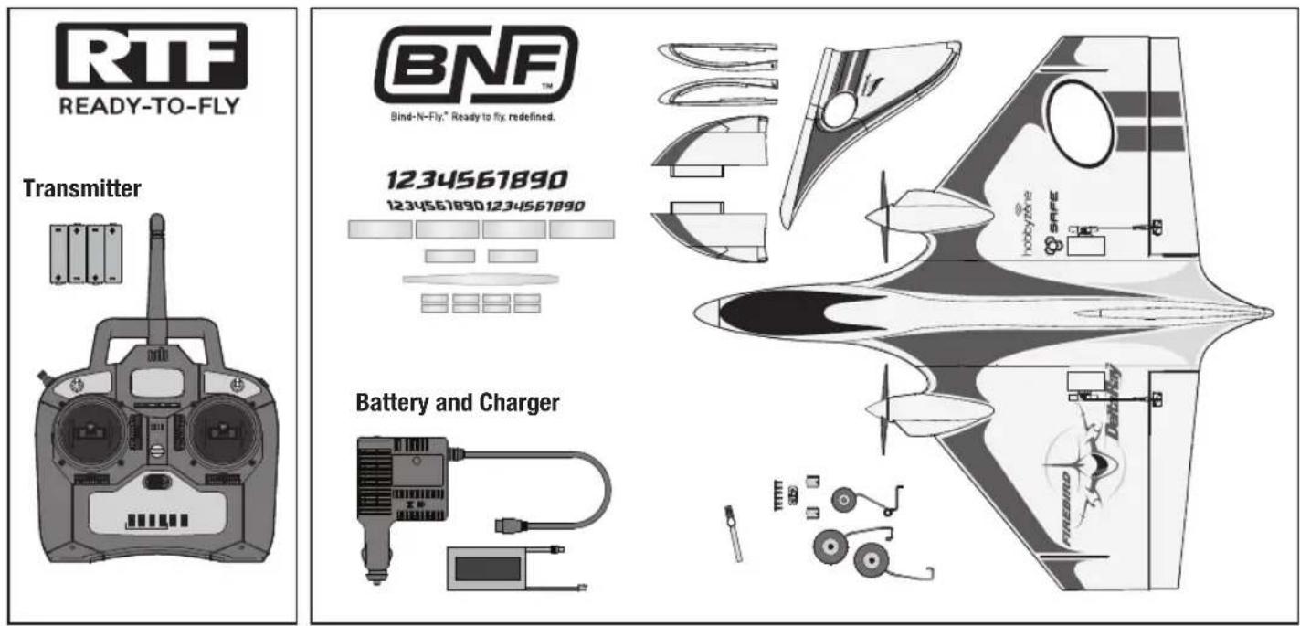 Hobby Zone Delta Ray - Included in the Box - 1