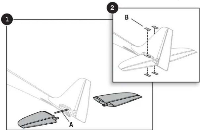 Hobby Zone Conscendo S RTF - Installing the Tail - 1
