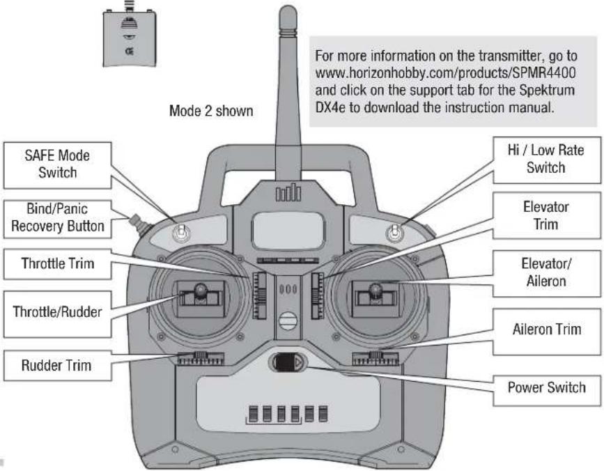 Hobby Zone Conscendo S RTF - Low Battery Alarm - 4
