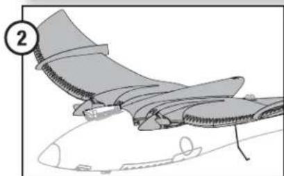 Hobby Zone Stratocam - Mounting the wing - 2