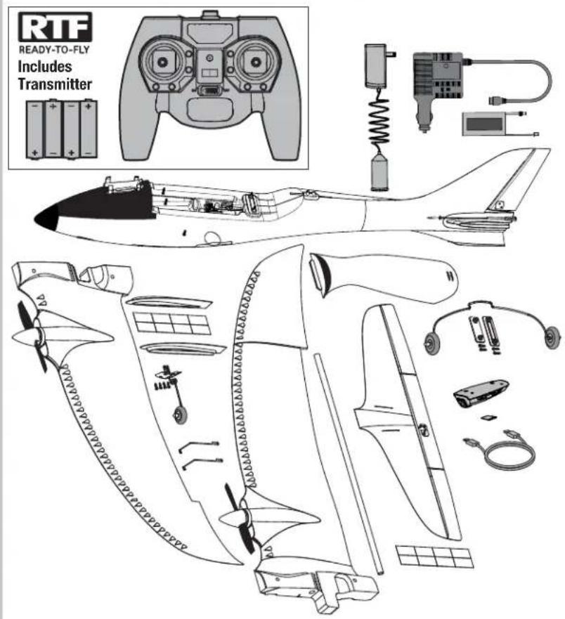 Hobby Zone Stratocam - Included in the Box - 1