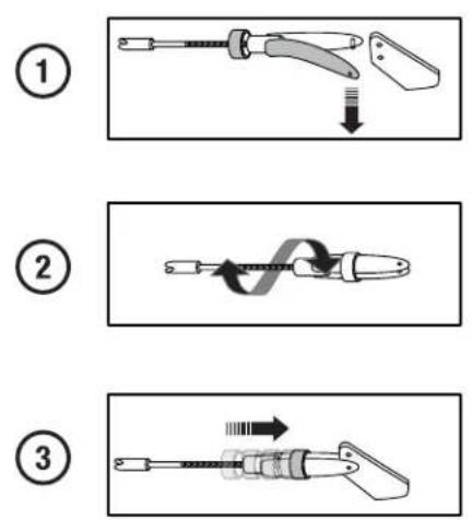Hobby Zone Stratocam - Attaching the Clevis to the Control Horn. - 2