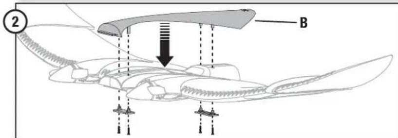 Hobby Zone Stratocam - Wing assembly - 2