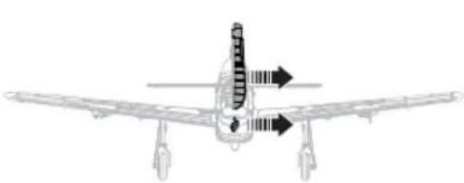 E-flite UMX P-51 BL - AS3X® Control Direction Test - 12
