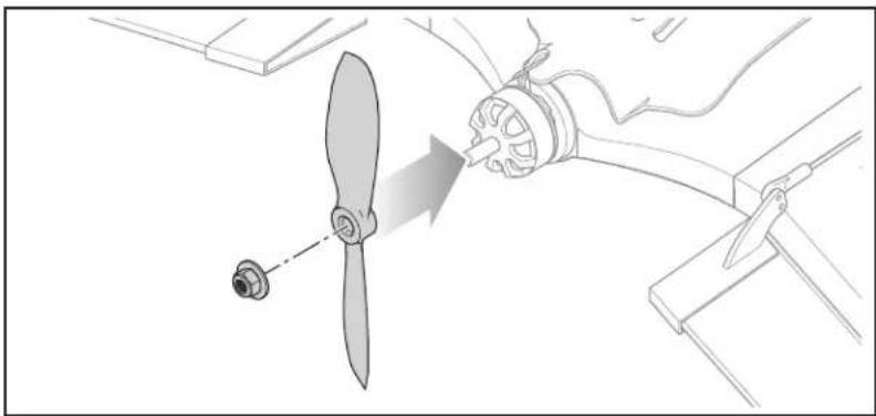 Blade Theory W FPV - Install the Propeller - 1