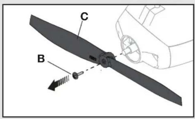 E-flite UMX Cessna 182 BNF - Propeller - 2