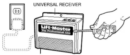 LiftMaster 520 - TO ERASE ALL REMOTE CONTROL CODES - 1
