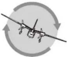 E-flite UMX Aero Commander - AS3X® Control Direction Test - 5