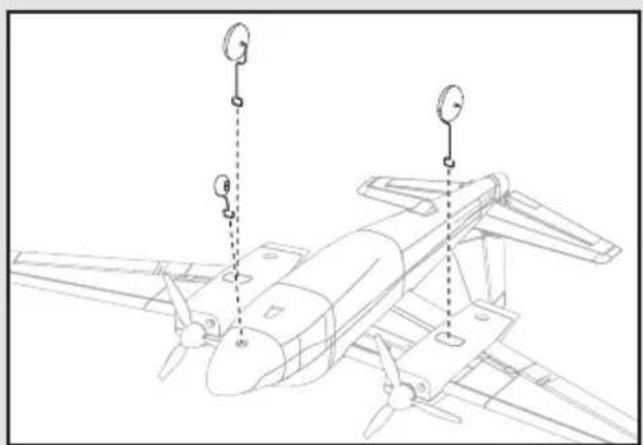 E-flite UMX Aero Commander - Landing Gear Removal - 1