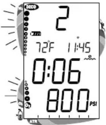 2 72°F 11:45 0:06 800 PSI ATR