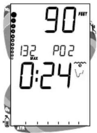 90 FEET 132 P02 MAX 0:24° ATR