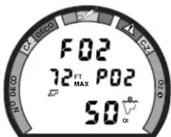 F02 72 FT MAX P02 50 °C