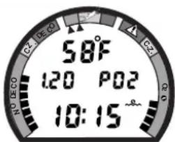 58°F 120 P02 10:15°