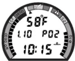 58°F 1.10 P02 10:15