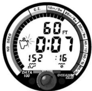 C.Z. 10n/3u 20n/6u 20n/18u 60 FT 0:07 152 :16 DATA 100 OCEANS 245