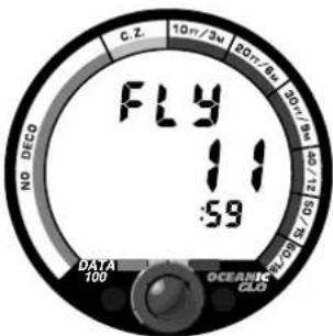 C.Z. 10m/3w 20m/6w 20m/8w NO DECO Fly 11 :59 FL:20 S / 0S 21.00 DATA 100 OCEANIC CLD