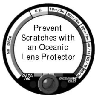 Prevent Scratches with an Oceanic Lens Protector C.Z. 10π/3μ 20π/6μ 20π/8μ 21.0Ω S 0Ω DATA 100 OCEANIC ELO